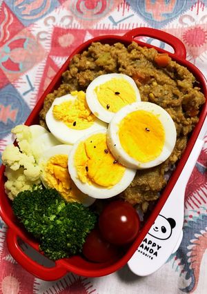 5/19 よっちゃんキーマカレー弁当-レシピのメイン写真