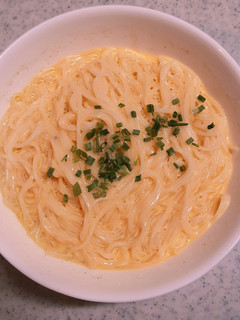 そうめんカレーカルボナーラ-レシピのメイン写真