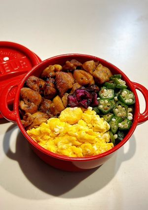のっけ弁当2023.05.19焼き鳥丼-レシピのメイン写真