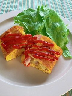 卵焼き器で!スペイン風オムレツ-レシピのメイン写真