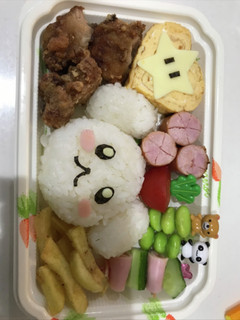 しろくま お弁当-レシピのメイン写真