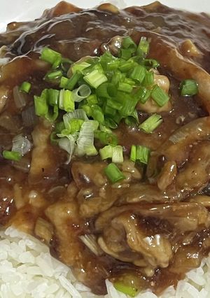 肉あんかけ丼-レシピのメイン写真