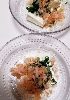我が家の冷や奴は具沢山♡色々乗せて～♪-レシピのメイン写真