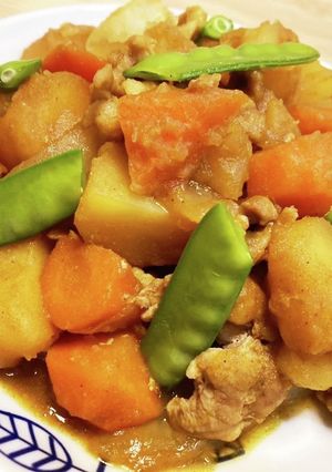 胃袋掴める！旨味染み込むカレー肉じゃが-レシピのメイン写真