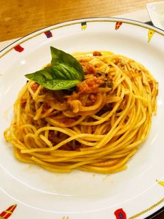 【メタボ】さば味噌トマトパスタ-レシピのメイン写真