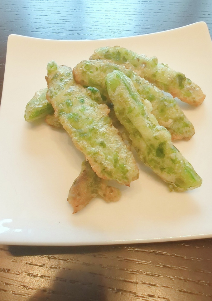 スナップえんどうの磯辺揚げ★簡単揚げ焼き-レシピのメイン写真