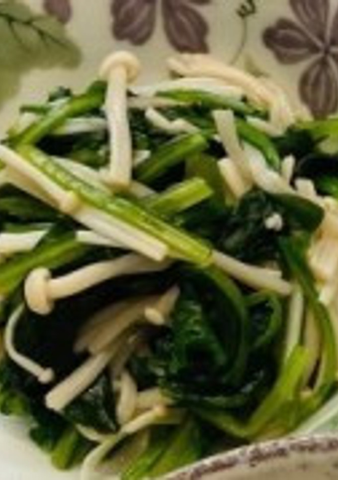 【メタボ】えのきとほうれん草の和え物-レシピのメイン写真