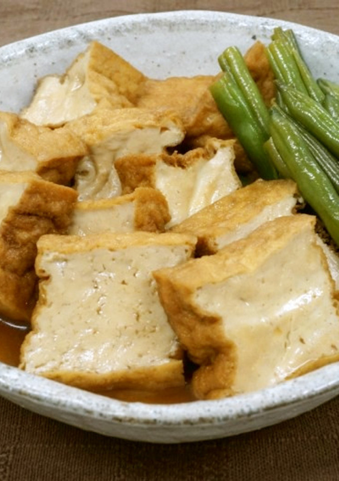 冷めても美味しい♪いんげんと厚揚げの煮物-レシピのメイン写真