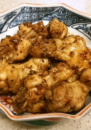 鶏手羽元のマスタード煮（圧力鍋）-レシピのメイン写真
