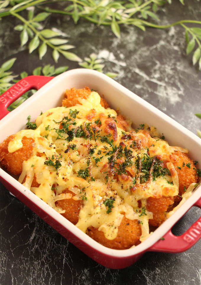 リメイク！うずらフライのマヨチーズ焼き-レシピのメイン写真