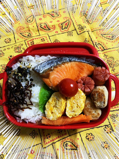 5/20 ヨッチャン☆鮭弁当-レシピのメイン写真