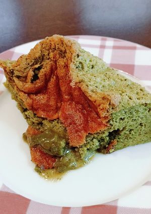 ふわっとろ〜!半熟かすてら☆抹茶味-レシピのメイン写真