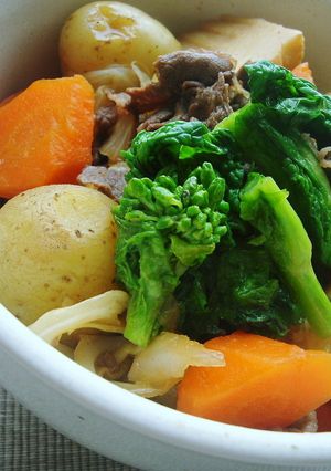 お鍋ひとつで簡単３０分☆春野菜の肉じゃが-レシピのメイン写真