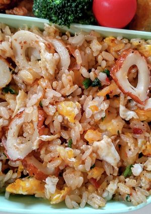 朝からパパっと炒飯♪主人お弁当に♡-レシピのメイン写真
