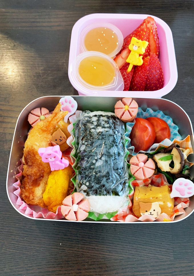 猫弁当☆幼稚園用☆年少3歳-レシピのメイン写真