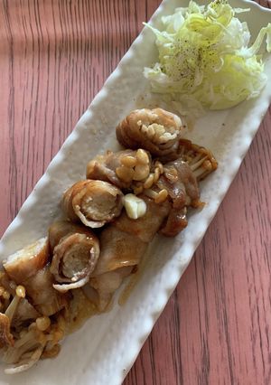 豚バラえのきのバターしょうゆ焼き-レシピのメイン写真