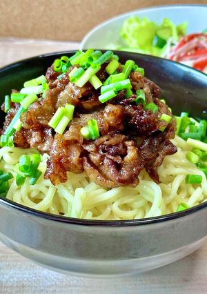 昼飯。まぜそば(身内専用)-レシピのメイン写真