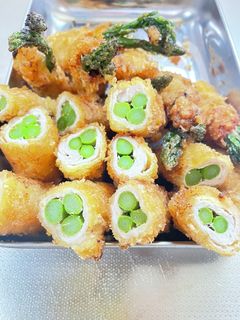 弁当ストック 豚肉まきアスパラフライ-レシピのメイン写真