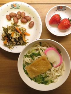【保育園給食】お揚げのうどん-レシピのメイン写真