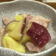 相性抜群!さつまいもと鳥もも肉の煮物