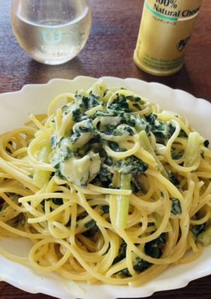 春のほろ苦クリームパスタ-レシピのメイン写真