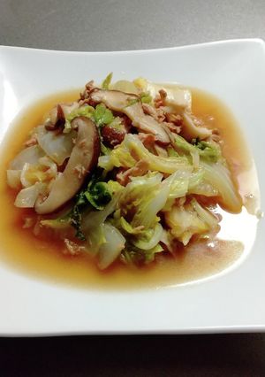 白菜とツナの蒸し煮-レシピのメイン写真