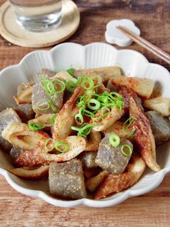 ☆簡単☆ちくわとこんにゃくの味噌炒め-レシピのメイン写真