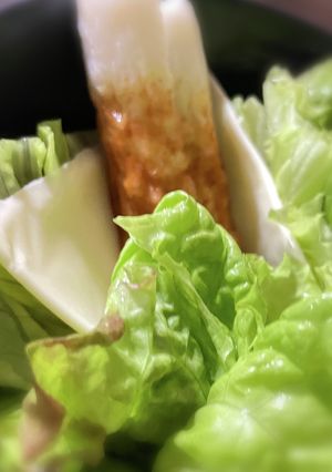 材料3つ！のヘルシーちくわサラダ巻き♪-レシピのメイン写真