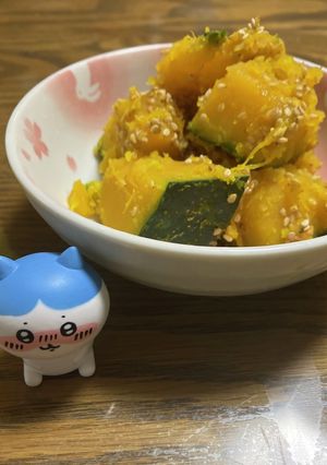 コレステロール★カボチャのゴマ和え-レシピのメイン写真