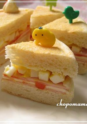 ケーキみたいなサンドイッチ❤（マフィン）-レシピのメイン写真