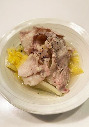 白菜と豚バラの重ね蒸し-レシピのメイン写真