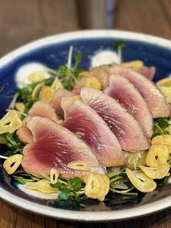 炭火で作る鰹のタタキ-レシピのメイン写真