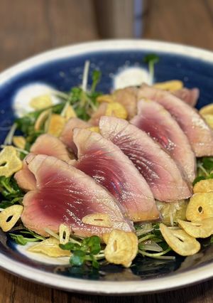 炭火で作る鰹のタタキ-レシピのメイン写真