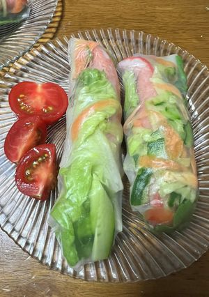 野菜がいっぱい取れるライスペーパー-レシピのメイン写真