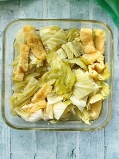 レンジ☆キャベツと油揚げのおひたし-レシピのメイン写真