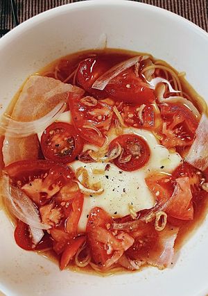 トマトチーズラーメン-レシピのメイン写真