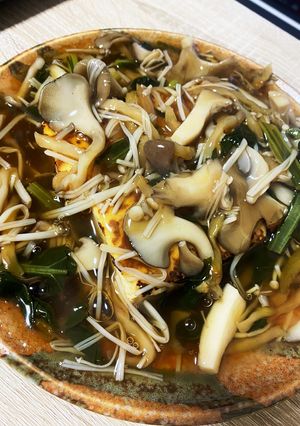 ヘルシーボリューミー♪きのこ餡掛け豆腐-レシピのメイン写真