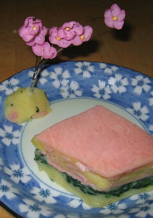 ひなまつり♪ひし餅サラダ（ポテトサラダ）-レシピのメイン写真