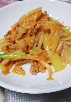 豚挽肉ともやしで簡単パパっと-レシピのメイン写真