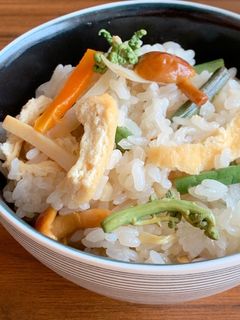 山菜おこわ-レシピのメイン写真