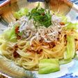 茅乃舎野菜だし★即席しらすペペロンチーノ