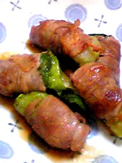 豚肉のレタス巻き巻き☆梅風味-レシピのメイン写真