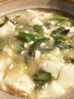 アスパラのカニ豆腐あんかけ-レシピのメイン写真