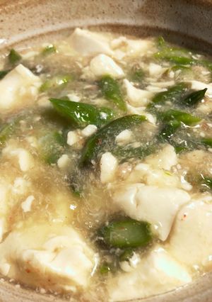 アスパラのカニ豆腐あんかけ-レシピのメイン写真