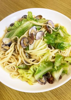 塩であっさり。あさりのスープパスタ-レシピのメイン写真