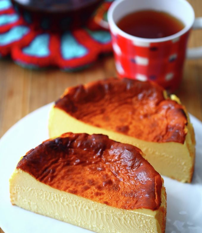 バスクチーズケーキ☆ by れっさーぱんだ 【クックパッド】 簡単