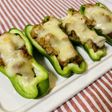 ベジ♪ハンバーグdeピーマン肉詰め
