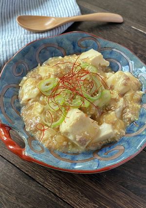 家族で分けるやさしい麻婆豆腐-レシピのメイン写真
