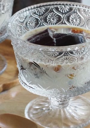 ぷるぷる！甘さ控えめコーヒーゼリー-レシピのメイン写真