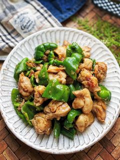 鶏もも肉とピーマンのネギ塩にんにく炒め-レシピのメイン写真
